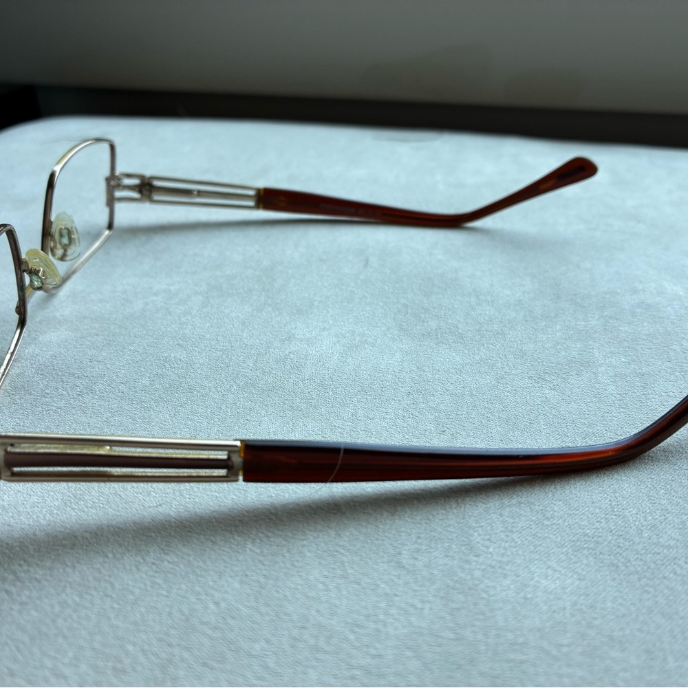 Brown Rectangular Women's Glasses - image 4